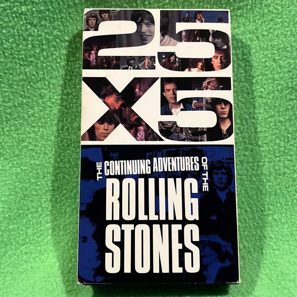 Rolling Stones The Continuing Adventures Of 1989 VHS hi-fi Stereo Tape EXC